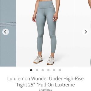 Lulu wunder under full on luxtreme leggings
